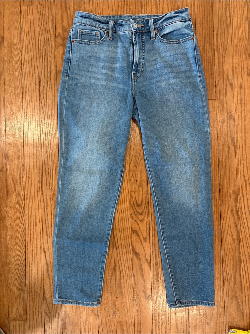 Old Navy Light Blue O. G. Straight Jeans built-in warm 6